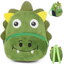 1-3 Years Kids Animal Dinosaur Plush Backpack Soft Student Knapsack School Bag Children Birthday Gift 2024 - buy cheap