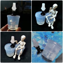 Transparent Silicone Mould Dried Flower Resin Decorative Craft DIY Oil lamp candle light Mold epoxy resin molds for jewelry 2024 - buy cheap