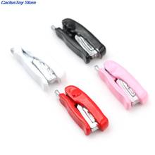 1PCS Muti-color mini Metal Pink Stapler 1:12 Dollhouse Miniature Toy Doll Accessories Random Color 2024 - buy cheap