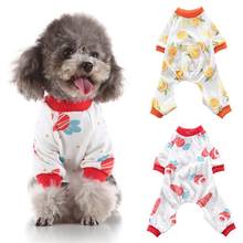 Милый комбинезон для собак, пижама, одежда для домашних животных, для маленьких собак, йоркширов, Chiuahua, Pomeranian, пижамы-комбинезоны, одежда для щенков, кошек, пальто для собак 2024 - купить недорого
