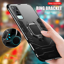 Case For VIVO Y31 V2036 Bracket Shockproof Metal Finger Ring Armor Bumper Holder Cover For VIVO Y31  Y 31 31Y 2021 cases 6.58'' 2024 - buy cheap