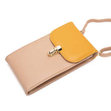 Mini bolsa de couro para pendurar no ombro, bolsa pequena de couro tipo carteiro para mulheres 2024 - compre barato