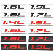 Car Sticker Emblem Badge 1.4L 1.5L 1.6L 1.7L 1.8L 1.9L Decals for BMW Audi Chevrolet Jeep Toyota Honda Nissan Subaru Mazda Lada 2024 - buy cheap