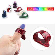 3 Thumb + 3 Finger Guitar Picks Celluloid Fingerpick Mediator Ring Shape Plectrums Sheath for Acoustic Electric Guitar Parts 2024 - buy cheap