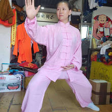 USHINE-ropa tradicional china Unisex, uniforme de Tai Chi de manga larga en 6 colores, Wushu, TaiChi, KungFu, ropa de ejercicio 2024 - compra barato