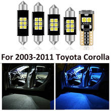 9pcs Car White Interior LED Light Bulb Package For 2003-2006 2007 2008 2009 2010 2011 Toyota Corolla Map Dome License Lamp Light 2024 - buy cheap