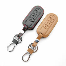 Leather Toyota Key Case cover For Toyota Perodua Myvi Bezza Axia Intelligent Protection Fob Remote Cover car keys accessories 2024 - buy cheap