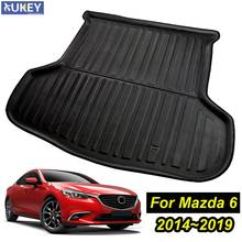 Для Mazda 6 Atenza GJ & GL 2014 2015 2016 2017 2018 2019 задний багажник коврик Коврики для багажника коврик в багажник пол подушки лоток автомобильные аксессуары 2024 - купить недорого