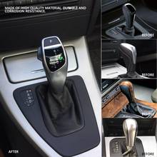 Modificação do carro lhd automático led shift knob engrenagem shifter alavanca para bmw e46 e60 e61 e63 e64 2024 - compre barato