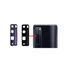 100 шт задняя камера стеклянная крышка объектива для Huawei Nova 7 pro с Ahesive стикер запасные части 2024 - купить недорого