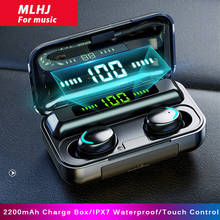 TWS-стереонаушники MLHJ с поддержкой Bluetooth 5,0 и зарядным футляром на 2200 мА · ч 2024 - купить недорого