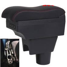 For Renault Duster Armrest box central Store content DUSTER armrest box with cup holder ashtray with USB interface 2024 - buy cheap