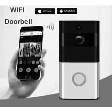 Timbre de vídeo inteligente para el hogar, intercomunicador de seguridad inalámbrico con Wifi, 720P, visión nocturna, llamada remota móvil, Visor de puerta 2024 - compra barato
