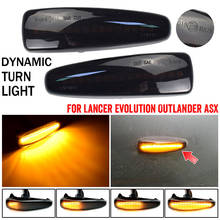 For Mistubishi Lancer Evolution X Outlander Sport Mirage LED Dynamic Car Blinker Side Marker Turn Signal Light Lamp Accessories 2024 - buy cheap