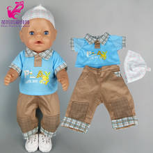 Boneca baby born com zíper, roupa esportiva de 18 polegadas, boneca americana, casaco para bona 2024 - compre barato