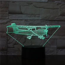 Aircraft Acrylic LED 3D Night Light Toys Lamp Air Plane Model Usb Table Desk Light For Kid friend Christmas Birth Gift 1568 2024 - buy cheap