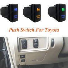 Green & Blue Led Push Plug Switch For Toyota Landcruiser /Hilux /Prado120 /Tacoma/FJ Cruiser /4Runner /Highlander REVERSE LIGHTS 2024 - buy cheap