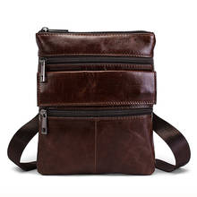 BOLEKE sacos Novos homens mensageiro homens de couro crossbody bag moda bolsa de ombro de couro sacos de homens de negócios de couro homem bolsas 2024 - compre barato