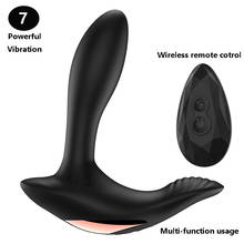 Wireless Remote Vibrator Silicone Anal Dildo G-spot Clitoral Prostate Massager Stimulator Anus Penis Vibrator Sex Toys For Woman 2024 - buy cheap