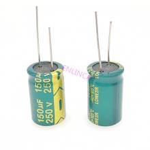 3pcs/lot 250v 150UF High Frequency Aluminum Electrolytic Capacitor Size 16*25MM 150UF 20% 2024 - buy cheap