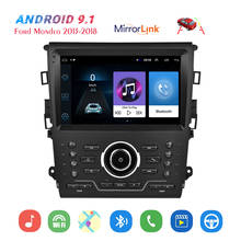 Hikity Android Audio Radio For 2013 2014 2015 2016 2017 2018 Ford Mondeo 2 Din Car Multimedia Player GPS Stereo Receiver 2024 - buy cheap