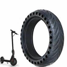 Pneu durável para xiaomi mijia m365 mi scooter pneu buraco sólido pneus amortecedor não-pneumático amortecimento pneus de borracha roda 2024 - compre barato