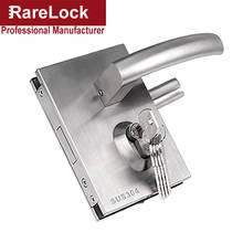 SUS304 Glass  Door Lock for Office Bathroom Balcony Women Dress Store Home Security Hardware DIY Rarelock MMS487 i 2024 - buy cheap