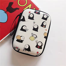 9.5cm*13.3cm Earphone Box Zipper Bag Fashion Cartoon Unicorn Leopard Pattern Storage Pouch For Headphone  2024 - buy cheap