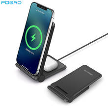 25W 2 in 1 Qi Wireless Charger Stand For iPhone 13 12 11 XS Max XR 8 Airpods Pro Samsung S21 S20 S10 Fast Charging Dock Station 2024 - buy cheap