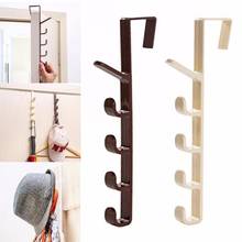 5 Hook heavy duty Door Back Hanger Hook Over the Door Hook Organizer Rack Storage Holder Hanger Hook Clothes Hat Hanging Rack 2024 - buy cheap