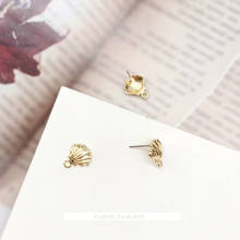 DIY Handmade Earrings Basic Baitao Earrings Shell Ball Love Geometry Self-made Earrings Material 2024 - buy cheap