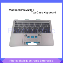 Новый чехол с клавиатурой для Macbook Pro A2159, серебристо-серый, с клавиатурой, 2019 2024 - купить недорого