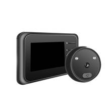 Цифровой глазок с экраном 2,4 дюйма, дверной звонок с ИК ночным видением, электронный дверной глазок, дверной звонок, комнатный монитор R11 2024 - купить недорого