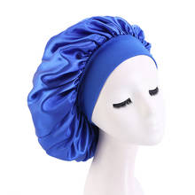 Sleep Cap Satin Bonnet Night Head Cover Elastic Sleeping Hat Hair Turbans for Women and Girls Turbante Mujer 2024 - buy cheap