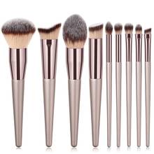 Luxury Champagne Makeup Brushes Set For Foundation Powder Blush Eyeshadow Concealer Make Up Brush Cosmetics Beauty Tools 2020 2024 - buy cheap