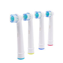 Cabeças de escova de substituição para escova de dentes de elétrons oral-b ajuste advance power/pro health/triumph/3d excel/vitalidade precisão limpa 2024 - compre barato