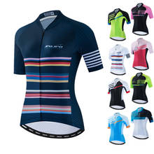 JPOJPO Summer Pro Cycling Jersey Women Breathable Cycling Clothing Anti-UV Bicycle Shirt Racing Road mtb Bike Jersey Tops Ropa 2022 - buy cheap