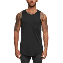 Camiseta sin mangas de secado rápido para hombre, chaleco deportivo para correr, culturismo, ropa de gimnasio, de malla sólida 2024 - compra barato