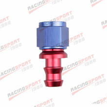 -4 AN 4AN Straight Push-On Fuel Oil Water Line Hose End Fitting Red/Blue 2024 - buy cheap