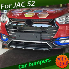 Accesorios de coche para JAC Refine S2 jac s2 2015 2018, placa frontal y Protector de Parachoques Trasero, antiimpacto, ABS, nueva calidad 2024 - compra barato