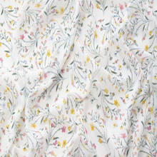 Estampa floral chiffon vestido tecido cortina de mesa pano decoração de casa faça você mesmo tecido de pano 150cm de largura 2024 - compre barato