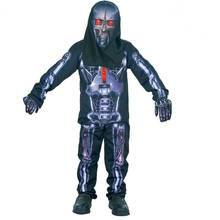 Детский маскарадный костюм робота, костюмы скелетов 2024 - купить недорого