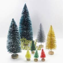 DIY Christmas Tree Small Pine Tree Mini Trees Placed In The Desktop Home Decor Christmas Decoration Kids Gifts 2024 - buy cheap