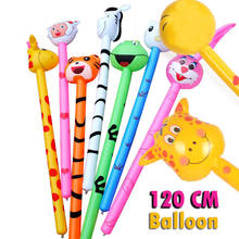 120cm Cartoon Inflatabel Animal Long Inflatable Hammer No Wounding Weapon Stick Baby Children Toys Random 1Pcs 20 Styles 2024 - buy cheap