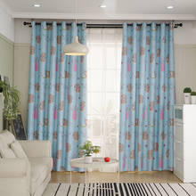 Modern Minimalist  Curtains for Living Dining Room Children's Room Cartoon Blackout Curtain Fabric 2024 - buy cheap