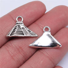 Wysiwyg 10 pçs 21x15mm pingente pirâmide egípcia pingentes de charme para fazer jóias pirâmide egípcia pingentes 2024 - compre barato