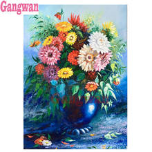 flowers diamond painting daisy 3D Diamond Embroidery Full Square/Round Drill Cross Stitch still life New arrival decor 2024 - buy cheap