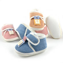 Обувь для малышей, детская бархатная обувь для малышей, повседневная обувь для девочек и мальчиков с мягкой нескользящей подошвой, Детская Хлопковая обувь 2024 - купить недорого