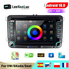 LeeKooLuu Android 2Din Car Radio GPS For VW/Volkswagen/Golf/Polo/Tiguan/Passat/b7/b6/leon/Skoda/Octavia/Rapid Multimedia player 2024 - buy cheap