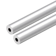 Uxcell-tubo redondo de aluminio 6063, 300mm de longitud, 18mm OD, 7mm de diámetro interior, tubería recta de aluminio sin costura, 2 uds. 2024 - compra barato